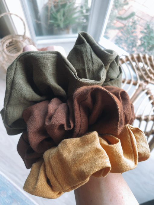 Linen Big Scrunchie