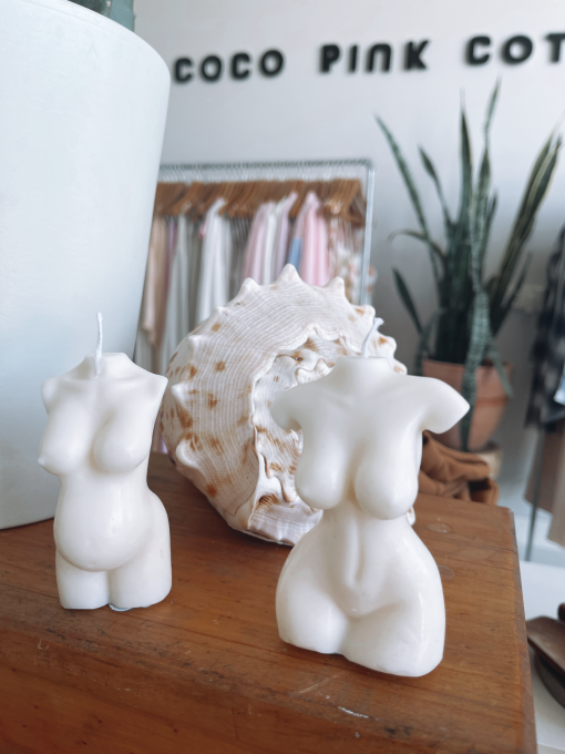 Beautiful Pregnant Belly Candles