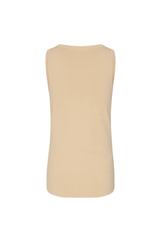 Zulu and Zephyr Wayferer Knit Tank Tan - Image 2