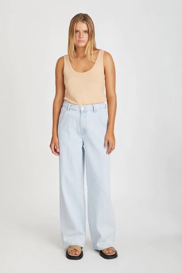 Zephee Wide Leg Jeans Dark Wash