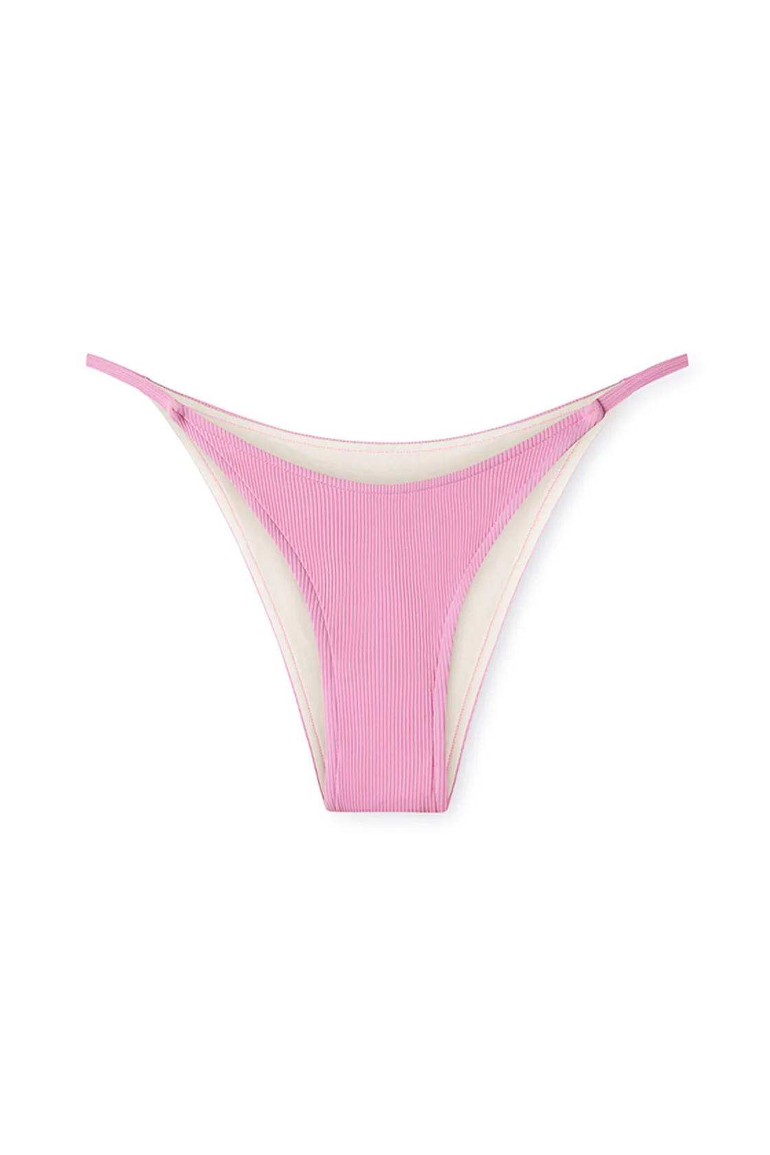 Zulu & Zephyr Sea Pink String Curve Brief