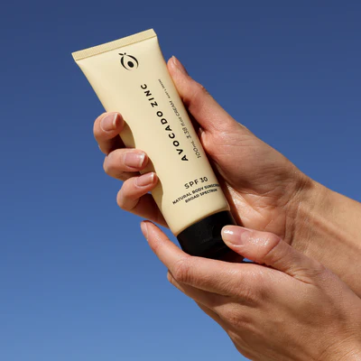 Avocado Zinc SPF 30 Natural Body Sunscreen - Image 3
