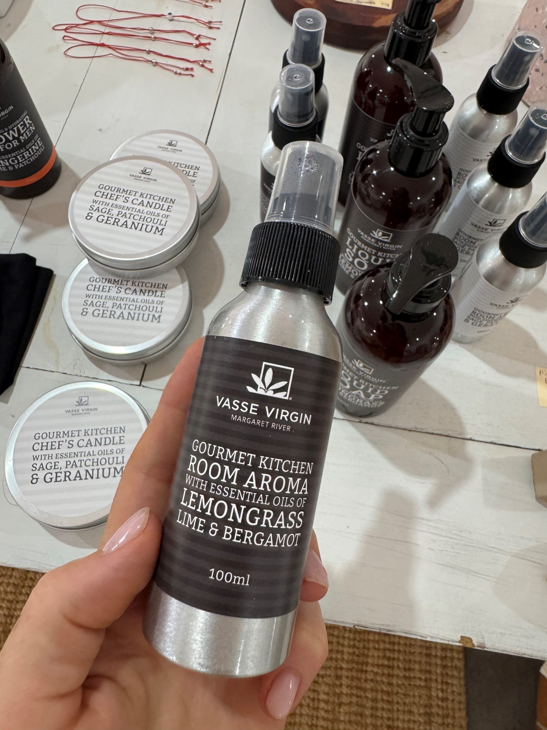 Vasse Virgin Room Spray Lemongrass, Lime & Bergamot