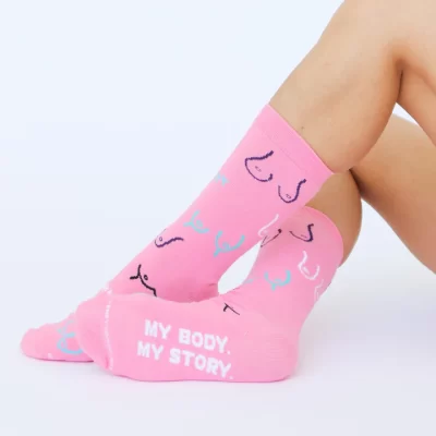 Sydney Sock Project - Boob Sock Pink