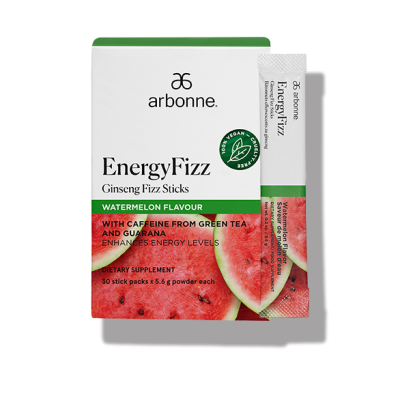 Arbonne EnergyFizz Ginseng Fizz Sticks - Watermelon Flavour