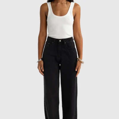 ORTC Willow Denim Relaxed Jean Mid Washed Black